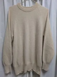 SLOBE iENA ベージュ アンゴラ.ウール長袖セーター