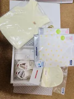 【新品未使用】愛育病院 ミキハウス ベビーセット