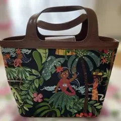 イザベラ・フィオーレ　ハワイアン　トロピカル ヴィンテージ・トートバッグ