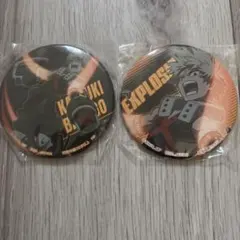 僕のヒーローアカデミア ヒロアカ 爆豪勝己 缶バッジ プライズ　75mm 2点