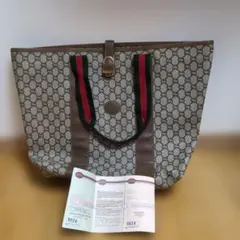 【極美品】GUCCI PLUS オールドグッチ Plus トートバッグ