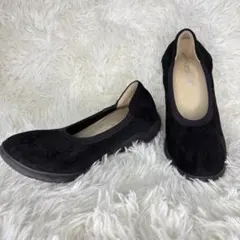 ラックラック 空飛ぶ洗える　パンプス　Rakku Rakku 黒　24.5センチ