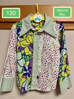 ☆Natural Boo 花柄長袖シャツ 120☆