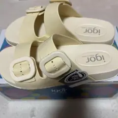 美品⭐️igor(イゴール)サンダルホワイト37