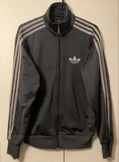 adidasトレフォイルのみ 刺繍 トラックジャージ黒M ベトナム製