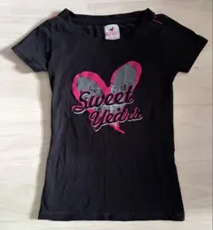 【Sweet Years】 レディース半袖Tシャツ ブラック　Sサイズのサムネイル