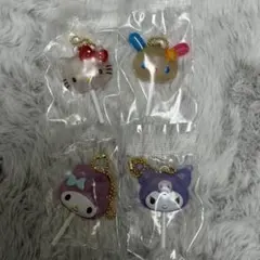 サンリオ　カラフルキャンディチャーム　ウサハナ キティ マイメロ クロミ