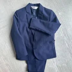 【美品】H&M ネイビー スーツ　上下セット120サイズ