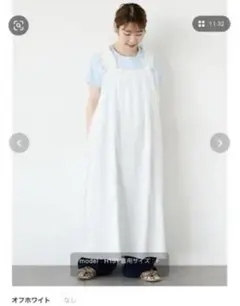 前後2way フリルワンピース　ehka sopo