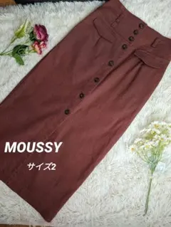 MOUSSY　ブラウン タイトスカート　size2のサムネイル