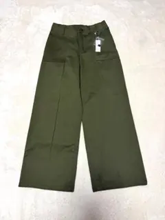 【新品未使用】GeeRA コットンワイドベイカーパンツ