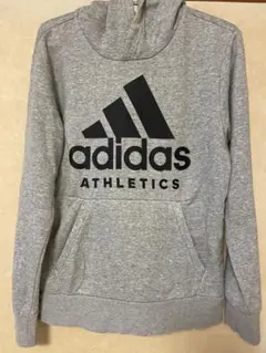 adidas ATHLETICS グレー パーカー