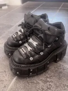 NEWROCK M-TANK106-C2 / クギ / 厚底スニーカー / 本革