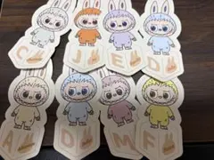 ラブブ　イニシャル　ステッカー　まとめ売り