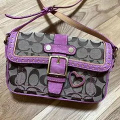 COACH コーチ ショルダーバッグ ポーチ ポシェット カバン シグネチャー
