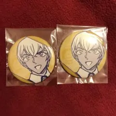 名探偵コナン コナンランド 公式アプリ缶バッジ ミステリートレイン バーボン