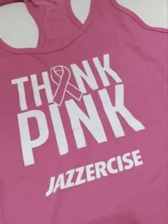 ジャザサイズ ロゴ タンクトップ ピンク Sサイズ Jazzercise - メルカリ
