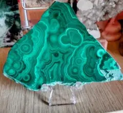 高品質 孔雀石 花形 原石 放射状結晶 美結晶グリーン 鉱物標本 厳選