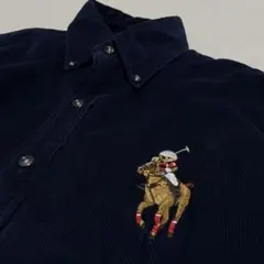 レア‼️激かわ♡ラルフローレン♡ポロベアコーデュロイシャツ　ベア刺繍