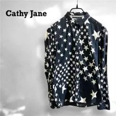 インド綿使用Cathy Jane 星柄シャツ インド綿 総柄 ボヘミアンのサムネイル