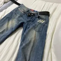 DIESEL adidas コラボ デニムパンツ