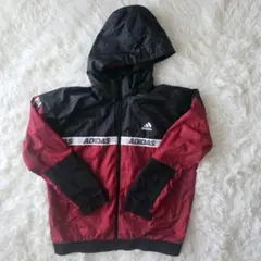 adidas アディダス ナイロン ジャケット フード付 キッズ150 スポーツ