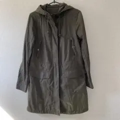 UNIQLO レディース ロングブルゾン ナイロンジャケット フード付き S