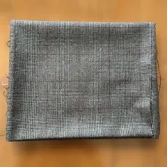 チェック柄 グレー系 生地