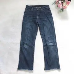 ジーナシス デニムパンツ レディース ボトム ジーンズ カジュアル シンプル 青