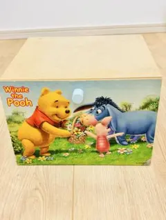 ディズニー　くまのプーさん　木製引き出し　収納BOX　ヴィンテージのサムネイル