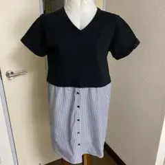 Vネック半袖シャツのサムネイル