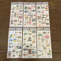 大人の図鑑シール 茨城県 栃木県 群馬県 千葉県 神奈川県　埼玉県