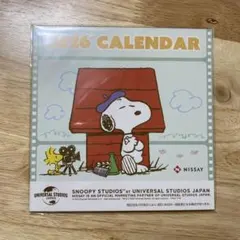日本生命　2026年卓上カレンダースヌーピー