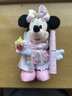 ミニーマウス ぬいぐるみ ピンク