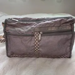 LESPORTSAC ストライプショルダーバッグ