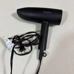 SALONIA サロニア ヘアドライヤー 本体 SL-013BK ブラック