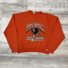 古着 90年代 RUSSELL ラッセル カレッジチーム スウェット メンズM