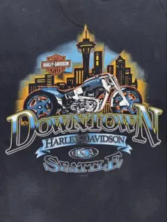 良プリント○ 00s Harley-Davidson Tシャツ アメリカ製 XL