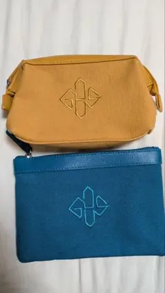 ETTINGER ポーチ 2個セット ネイビー グレー ANA／航空会社のSDGsへの取り組み | 国際線ファーストクラス