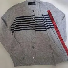 美品 tricot Comme des Garçons 赤サテン カーディガン