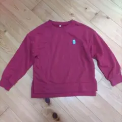 赤色ソーダ缶刺繍トレーナー