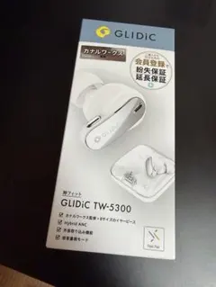 【新品•未使用】GLIDiC  TW-5300 Amazon.co.jp: 完全ワイヤレスイヤホン GLIDiC TW-5300 紛失＆延長保証