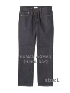 《H.HOLIDAY》デニムパンツ human woman Lサイズ