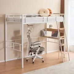 babi様専用☆ニトリネット購入 2段階式 ロフトベッド ローベット(WH