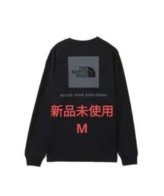 ザ・ノース・フェイス　長袖 バックスクエアロゴTシャツ NT32442 M