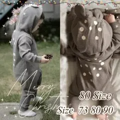 sale クリスマス ベビー カバーオール ロンパース トナカイ バンビ お祝い