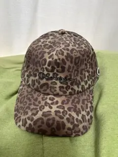 Champion ヒョウ柄キャップ