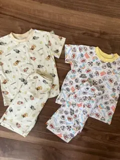 新品タグ付き　アンパンマン ベビーパジャマ 2着セット 80cm