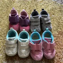 Basics キッズスニーカー 4足セット