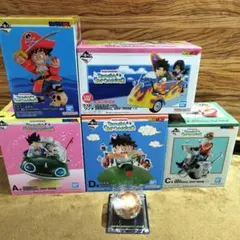 ドラゴンボール　一番くじ　A賞　B賞　C賞　D賞　ラストワン賞　フィギュア5点